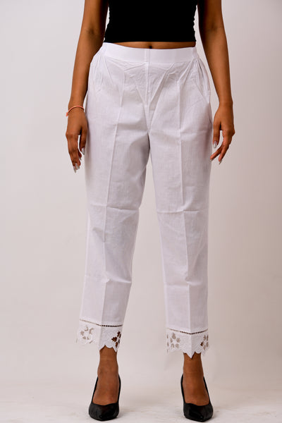 White Sunflower Pants