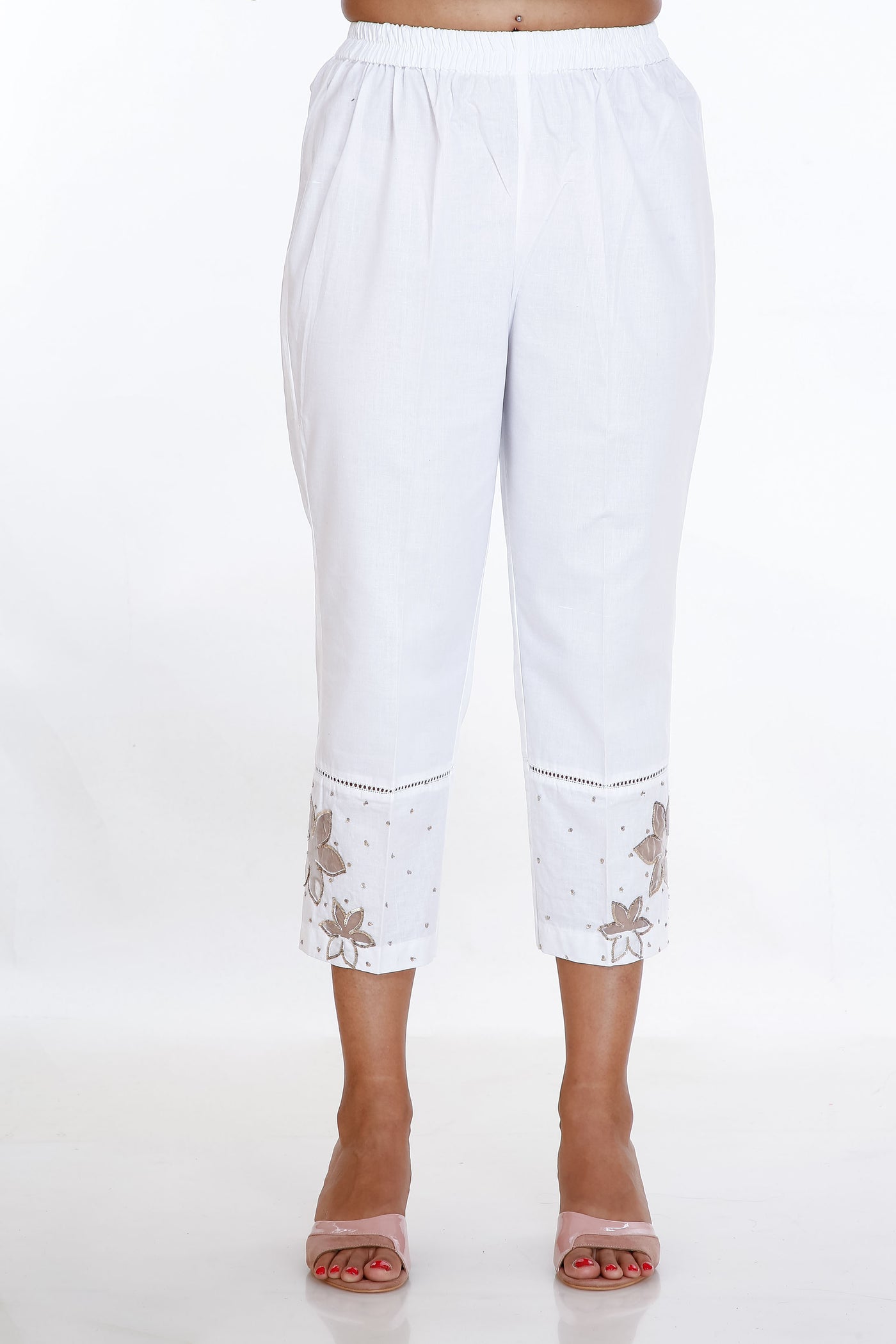 Gold Embroidered Pants (6745297911868)