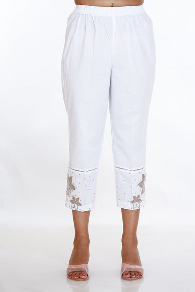 Gold Embroidered Pants-shopsneh