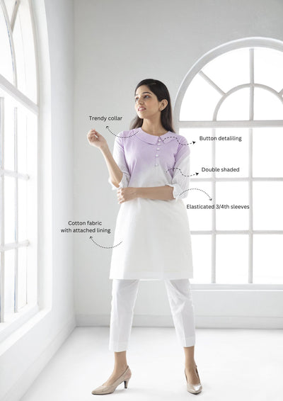 Lilac Shaded Top (6745296764988)
